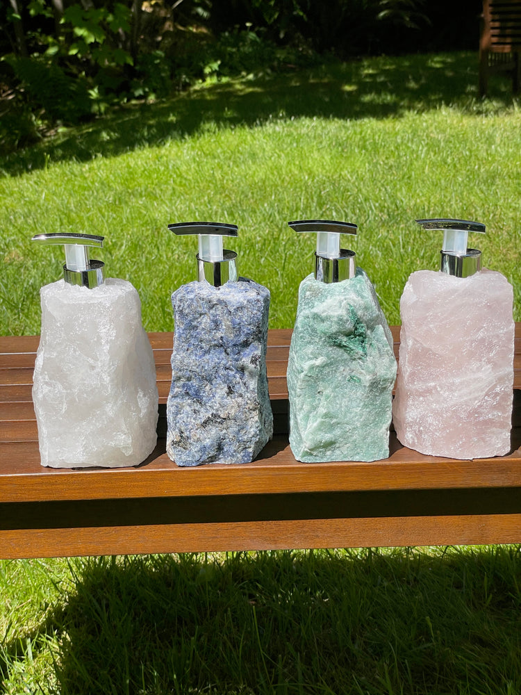 Rose Quartz Soap/Lotion Dispenser