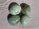 Garnierite Palm/Worry Stones - Green Moonstone (Large)